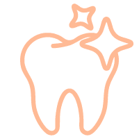Teeth whitening treatment service icon