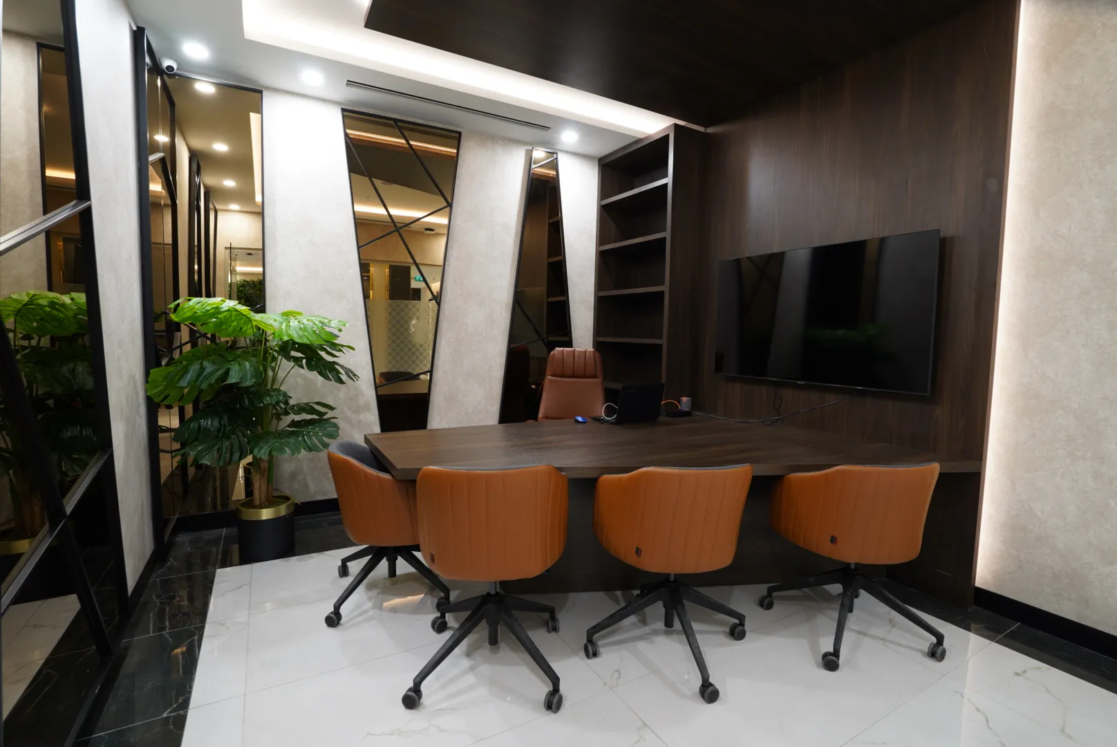 Reception and accounting area