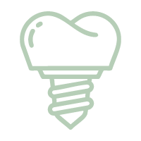 One day dental implants service icon