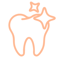 Teeth whitening treatment service icon